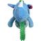 Show in main carousel: Happy Tails Ring Rascal Rhino Squeaky Dog Toy, Blue, 10-in slide 1 of 1