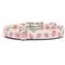 Show in main carousel: Zaley Designs Pink Strawberries Cotton Dog Collar, X-Small: 8 to 12-in neck, 5/8-in wide slide 2 of 3