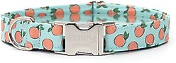 Zaley Designs Mint Peaches Cotton Dog Collar, Small: 10 to 14-in neck, 3/4-in wide slide 1 of 3