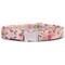 Show in main carousel: Zaley Designs Pink Floral Cotton Dog Collar, X-Small: 8 to 12-in neck, 5/8-in wide slide 1 of 4