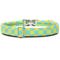 Show in main carousel: Zaley Designs Checkered Cotton Dog Collar, Blue & Green, Large: 15 to 25-in neck, 1-in wide slide 3 of 6