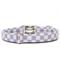 Show in main carousel: Zaley Designs Checkered Cotton Dog Collar, Purple & White, Large: 15 to 25-in neck, 1-in wide slide 2 of 4