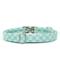 Show in main carousel: Zaley Designs Checkered Cotton Dog Collar, Mint Blue, Medium: 13 to 20-in neck, 1-in wide slide 2 of 5