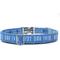 Show in main carousel: Zaley Designs Best Dog Ever Cotton Dog Collar, Blue, Small: 10 to 14-in neck, 3/4-in wide slide 3 of 5