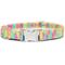 Show in main carousel: Zaley Designs Neon Pineapples Cotton Dog Collar, Large: 15 to 25-in neck, 1-in wide slide 1 of 6