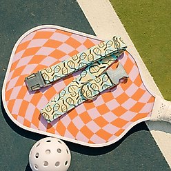 Zaley Designs Pickle Ball Cotton Dog Collar, Large: 15 to 25-in neck, 1-in wide slide 2 of 4