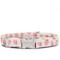 Show in main carousel: Zaley Designs Pink Strawberries Cotton Dog Collar, X-Small: 8 to 12-in neck, 5/8-in wide slide 1 of 3