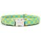 Show in main carousel: Zaley Designs Checkered Cotton Dog Collar, Blue & Green, Large: 15 to 25-in neck, 1-in wide slide 1 of 6