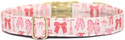 Zaley Designs Pink Bows Cotton Dog Collar, Large: 15 to 25-in neck, 1-in wide slide 2 of 5