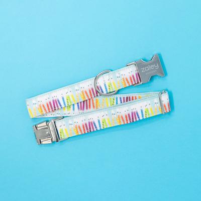 Show full view: Zaley Designs Colorful Birthday Cotton Dog Collar, X-Small: 8 to 12-in neck, 5/8-in wide slide 4 of 5