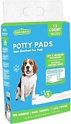 Duke-N-Boots Dog Pee Pads with Adhesive Backing, Medium, 15 count slide 1 of 4