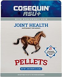 Nutramax Cosequin ASU Plus with Glucosamine, Chondroitin, MSM, ASU, ALA, & Hyaluronic Acid Pellets Joint Health Supplement for Horses, 1050-g