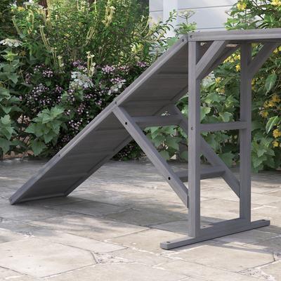 Show full view: PawHut Playground Ramp with Safety Bar Dog Agility Equipment slide 9 of 10