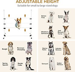 PawHut 4 Piece Dog Agility Training Kit slide 2 of 9