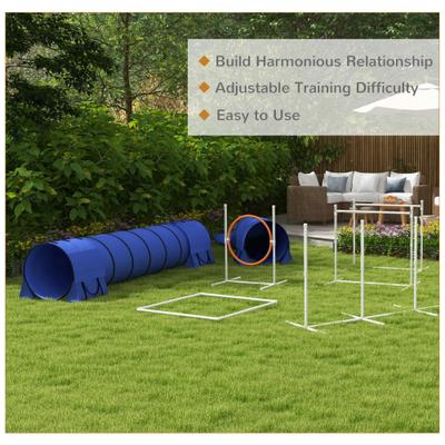 Show full view: PawHut 7 Piece Dog Agility Training Equipment Set slide 6 of 9