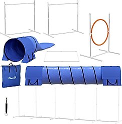 PawHut 7 Piece Dog Agility Training Equipment Set