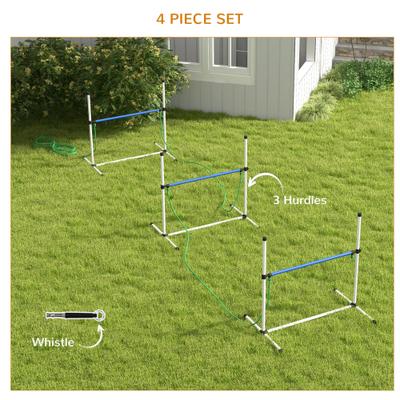 Show full view: PawHut 4 Piece Dog Agility Training Equipment Set slide 5 of 9