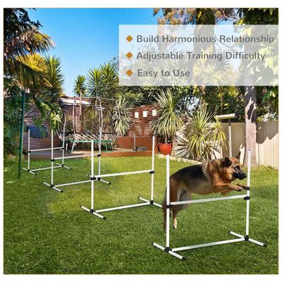 Show full view: PawHut 4 Piece Dog Agility Training Kit slide 7 of 9