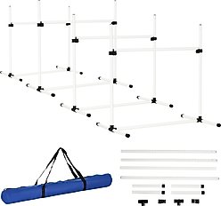 PawHut 4 Piece Dog Agility Training Kit