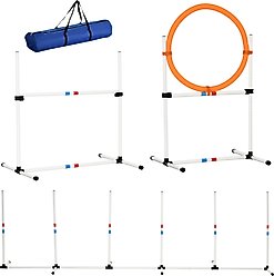 PawHut 3 Piece Dog Agility Obstacle Course