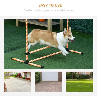 Show full view: PawHut 6 Piece Dog Agility Training Equipment slide 5 of 9