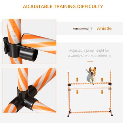 Show full view: PawHut 6 Piece Dog Agility Training Equipment slide 4 of 9