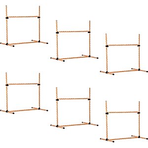 PawHut 6 Piece Dog Agility Training Equipment