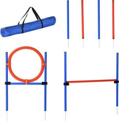 PawHut Easy 3-Piece Dog Agility Training Equipment Set