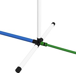 PawHut 2 Piece Dog Agility Training Equipment Set slide 2 of 9