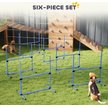 Show in main carousel: PawHut 6 Piece Starter Kit Dog Agility Course, Blue slide 5 of 9