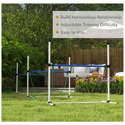 Show full view: PawHut 4 Piece Dog Agility Training Equipment Set slide 6 of 9