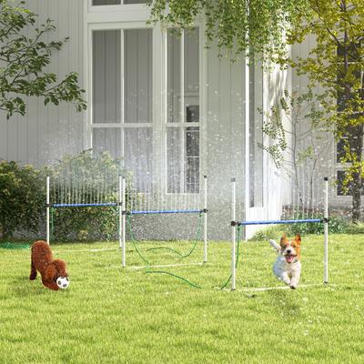 Show full view: PawHut 4 Piece Dog Agility Training Equipment Set slide 2 of 9