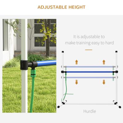 Show full view: PawHut 4 Piece Dog Agility Training Equipment Set slide 4 of 9