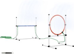 PawHut 3 Piece Dog Agility Training Equipment Set