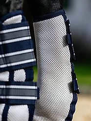 LeMieux Arika Mesh Horse Fly Boots, Grey, Full slide 2 of 4