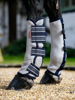 Show full view: LeMieux Arika Mesh Horse Fly Boots, Grey, Cob slide 3 of 5