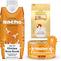 Made by Nacho Chicken Recipe Minced Wet Kitten Food, 3-oz can, case of 6 + 2 items