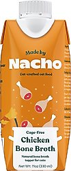 Made by Nacho Chicken Bone Broth Grain- Free Wet Cat Food Topper, 11-oz carton & Made by Nacho Cage Free Chicken Recipe Cuts In Gravy with Bone Broth Wet Cat Food slide 2 of 9