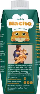 Show full view: Made by Nacho Turkey Bone Broth Grain- Free Wet Cat Food Topper, 11-oz carton + 2 items slide 9 of 9