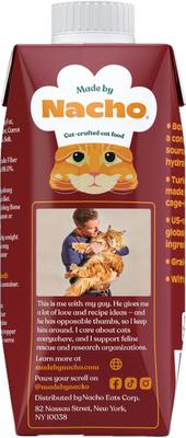 Show full view: Made by Nacho Turkey Bone Broth Grain- Free Wet Cat Food Topper, 11-oz carton + 2 items slide 6 of 9