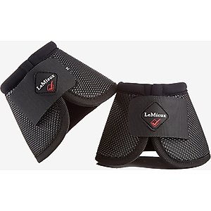 LeMieux Ballistic Over Reach Horse Boots, Black, X-Large, 2 count