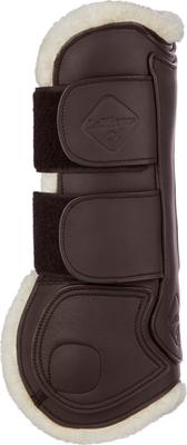 Show full view: LeMieux Capella Comfort Tendon Horse Boots, Brown, Size 3, 2 count slide 3 of 9