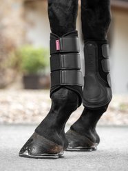 LeMieux Mesh Brushing Horse Boot, Black, Large, 2 count slide 2 of 6