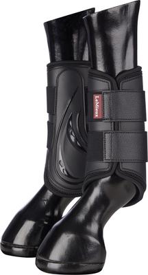 Show full view: LeMieux ProShell Brushing Horse Boots, Black, Medium, 2 count slide 4 of 8