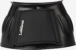 LeMieux Rubber Bell Horse Boots, Black, Small, 2 count