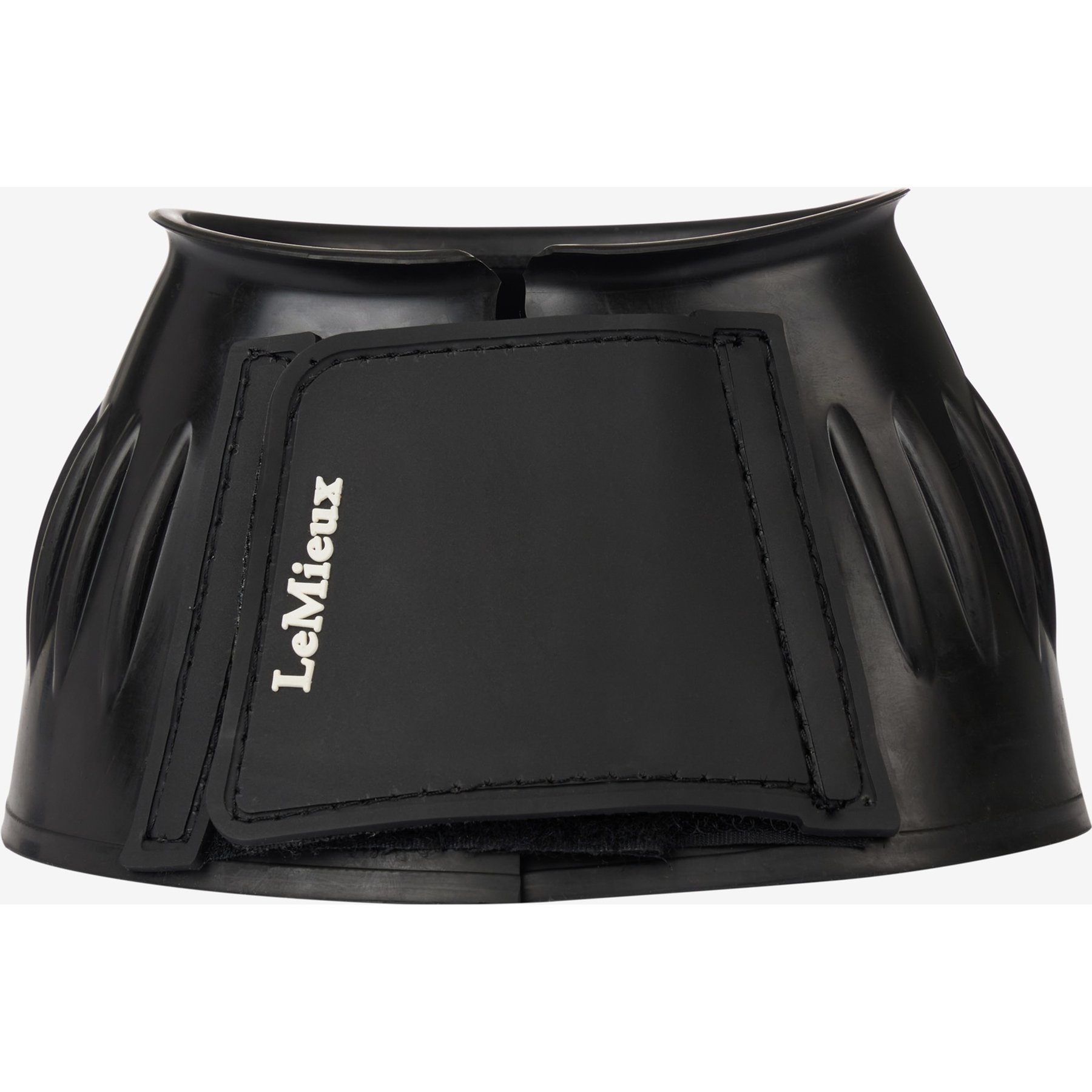 LeMieux Rubber Bell Horse Boots, Black, XX-Large, 2 count
