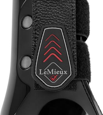 Show full view: LeMieux Derby ProJump Tendon Horse Boot, Black, Medium, 2 count slide 8 of 9