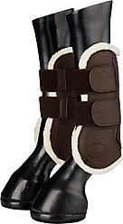 LeMieux Capella Comfort Tendon Horse Boots, Brown, Size 3, 2 count