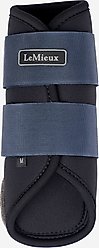 LeMieux Grafter Brushing Horse Boot, Navy, Large, 2 count