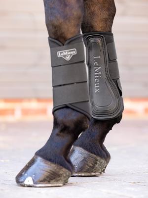 Show full view: LeMieux Grafter Brushing Horse Boot, Black, Small, 2 count slide 5 of 5